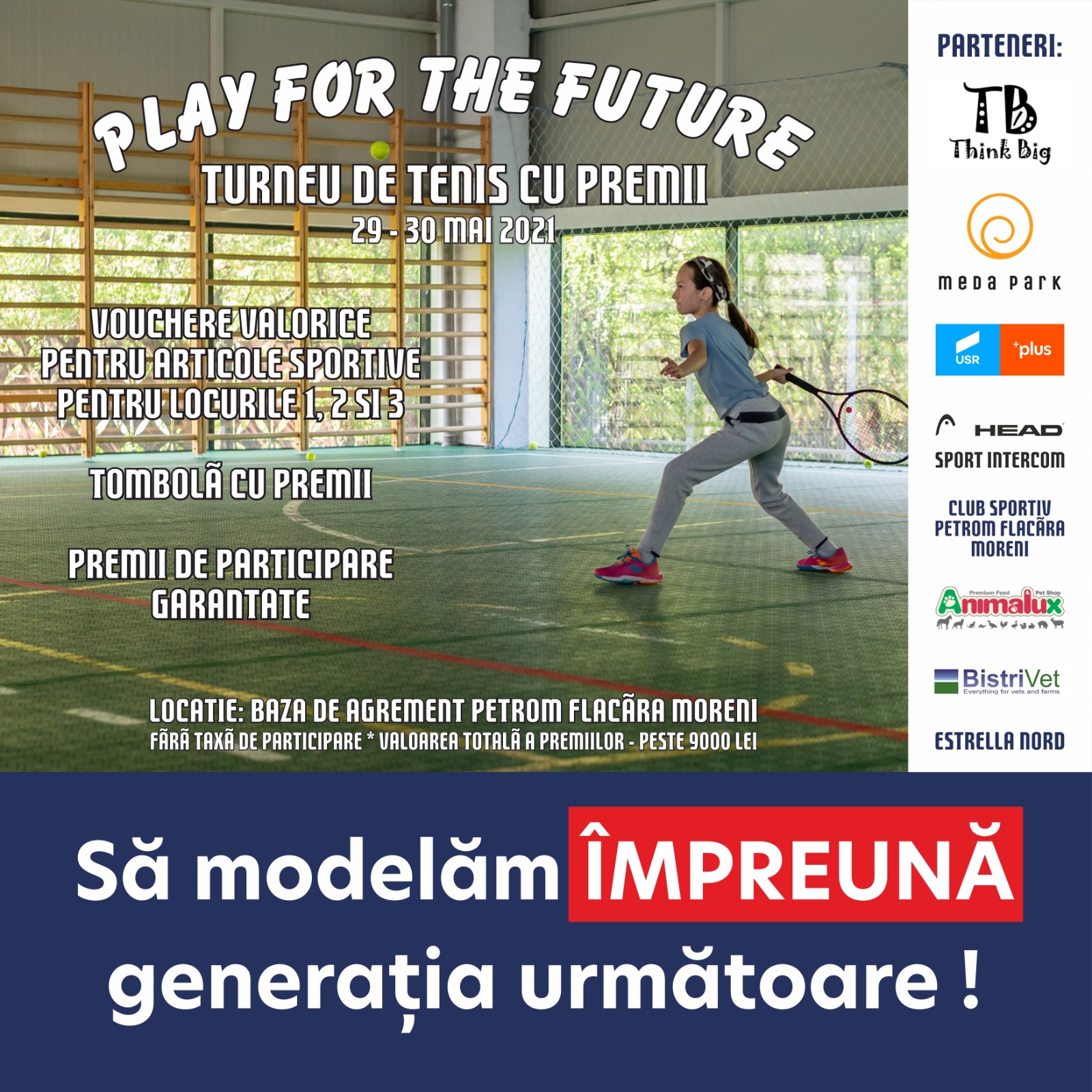 Meda Park alaturi de turneul "Play for the future"